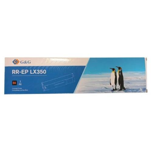 ЛЕНТА ЗА МАТРИЧЕН ПРИНТЕР EPSON LX-350 (LX350) - C13S015637 -  Black - PN RR-EP-LX350-BK - 4 милиона символа -