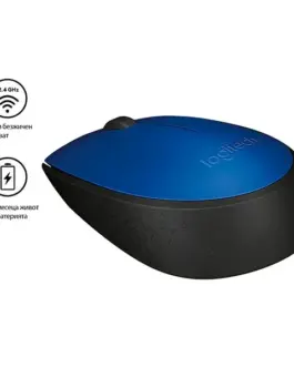 Alternative view of МИШКА LOGITECH M171 - Wireless - Blue Black - PN 910-004640