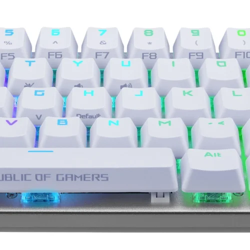 Alternative view of Геймърска Механична Клавиатура ASUS ROG Falchion Ace - Бяла
