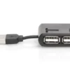 ХЪБ DIGITUS USB 4 Port -  гнездо x 4  - USB A щепсел - USB 2.0 -  черен - PN