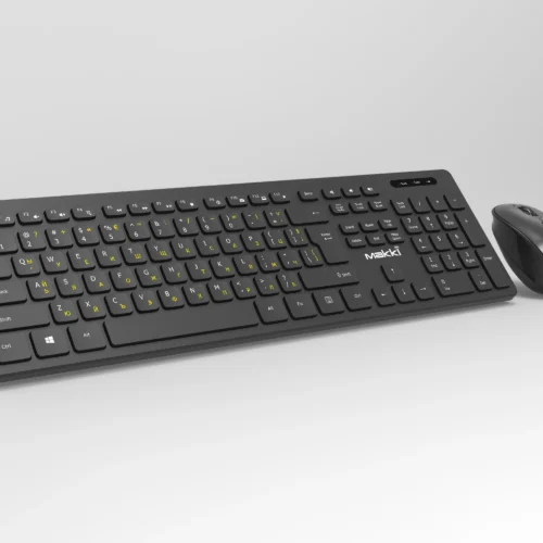 Makki БДС клавиатура и мишка Combo Keyboard and Mouse Wireless 2.4G BG low-profile chocolate –