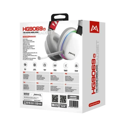 Marvo безжични геймърски слушалки Gaming Headphones Monka Echo RS – Bluetooth