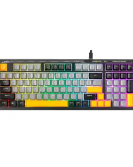 Marvo геймърска клавиатура Gaming Keyboard Soldat S50B - Rainbow 98 keys -