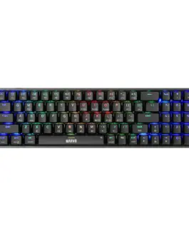 Marvo геймърска клавиатура Gaming Keyboard Shogo 78 - RGB 78 keys - MARVO-KG956