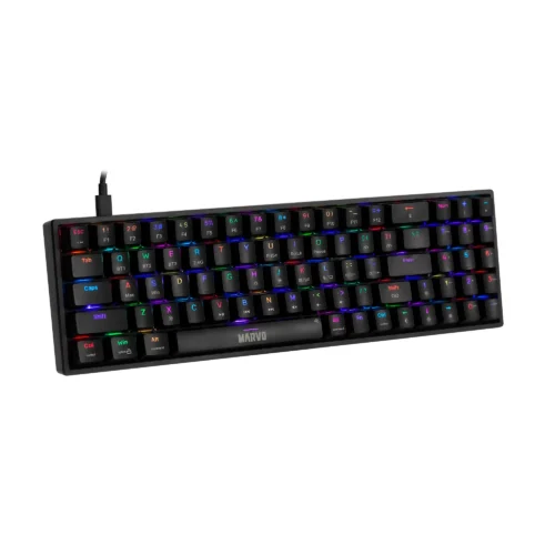 Alternative view of Marvo безжична механична геймърска клавиатура Wireless Gaming Mechanical keyboard Shogo 78W - KG956W - Bluetooth 5.0, 2.4G