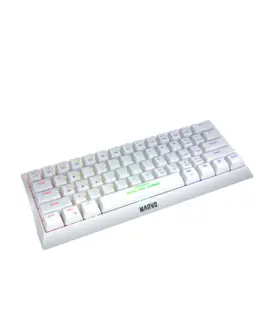 Alternative view of Marvo геймърска клавиатура Gaming Mechanical keyboard 61 keys TKL Hecate 61R WH - KG962G White - RED switches, RGB