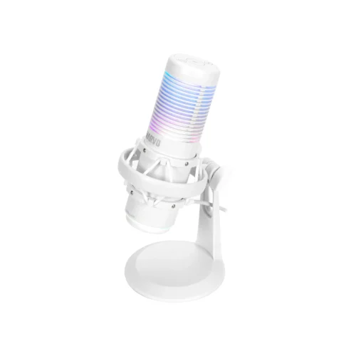 Alternative view of Marvo Геймърски микрофон Gaming USB Microphone Blast 60 White - MIC-07 WH - USB, RGB