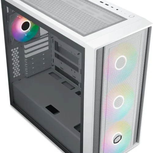 Alternative view of Кутия за компютър CoolerMaster MasterBox 600 - White ARGB
