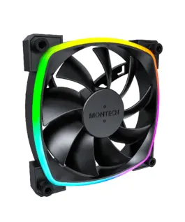 Montech вентилатор AX120 PWM Fan 120mm ARGB Black