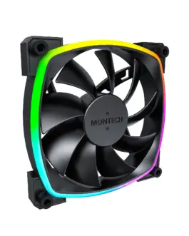 Montech вентилатор AX120 PWM Fan 120mm ARGB Black