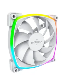 Montech вентилатор AX120 PWM Fan 120mm ARGB White