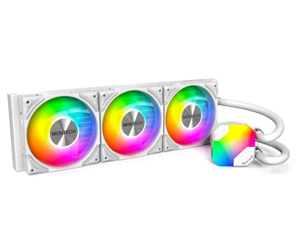 Montech водно охлаждане Hyper Flow ARGB 360 CPU Liquid Cooler White