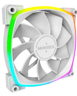 Montech вентилатор RX120 PWM REVERSE Fan 120mm ARGB White
