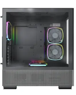 Alternative view of Montech кутия SKY TWO, Mid-tower Case, TG, 4x120mm ARGB Fans, Black