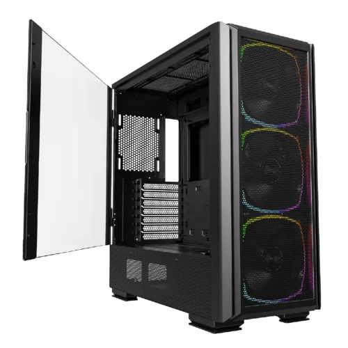 Montech кутия SKY TWO GX Mid-tower Case TG 3x140mm ARGB Fans Black