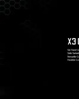 Alternative view of Montech кутия X3 GLASS, Mid-tower Case, TG, 6 fixed RGB Fans, Black