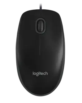 Alternative view of Оптична USB мишка Logitech B100 Black 910-003357