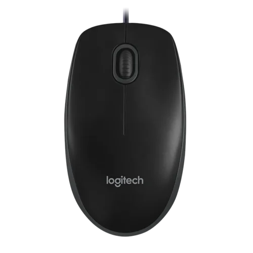 Alternative view of Оптична USB мишка Logitech B100 Black 910-003357