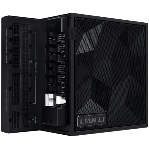 Alternative view of Захранващ блок Lian Li EDGE 1000W 80+ Gold PCIe 5.1, ATX 3.1 - Черно