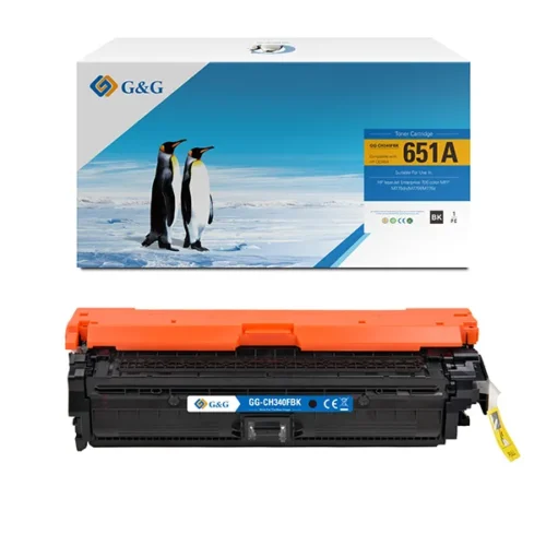 КАСЕТА ЗА HP LaserJet Enterpise 700 Color/MFP M775 Series - /651A/ - Black - CE340A - PN NT-CH340FBK -