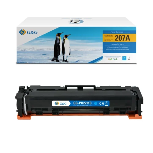 КАСЕТА ЗА HP Color Laserjet PRO M255dw/MFP M282nw/M283cdw/M283fdw - /207A/ - Cyan - W2211A - WITH CHIP / С ЧИП - PN NT-P