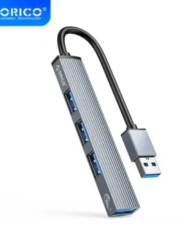 Orico хъб USB3.0/2.0 HUB 4 port Aluminum - AH-A13-GY