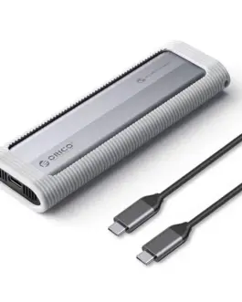 Orico външна кутия за диск Storage - Case - M.2 NVMe/SATA M/B key - USB3.1 Type-C Silicone Protective Case 10Gbps -