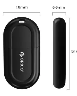 Alternative view of Orico блутут адаптер Bluetooth 5.3 USB adapter, black - BTA-53-BK