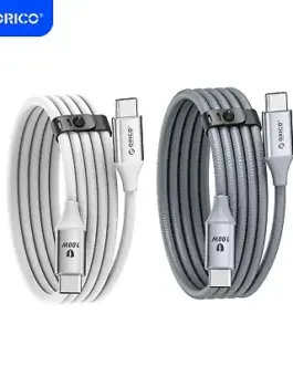 Alternative view of Orico кабел Cable USB C-to-C PD 100W Charging 1.0m White - CDX-100CC-WH