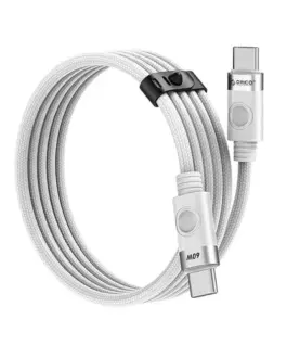 Alternative view of Orico кабел Cable USB C-to-C PD 60W Charging 1.0m White - CDX-60CC-WH