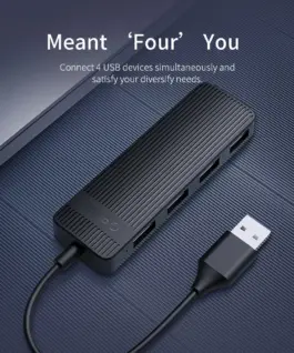 Orico хъб USB2.0 HUB 4 port Black – FL02-BK