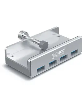 Orico хъб USB 3.0 HUB Clip Type 4 port -  Aluminum - MH4PU-SV