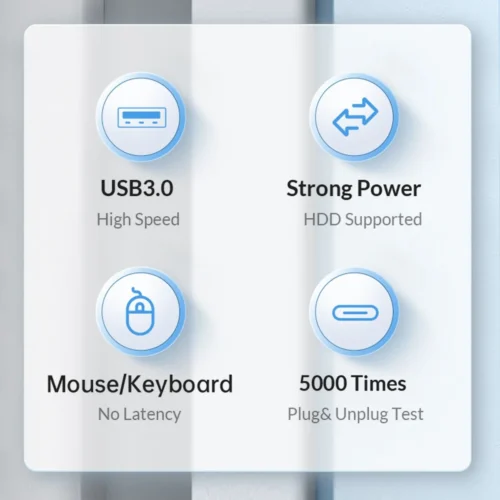 Orico хъб HUB USB3.1 3 port – 2 x USB3.0
