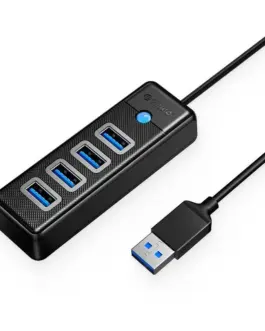 Orico хъб HUB USB3.0 4 port Black - PW4U-U3-015-BK