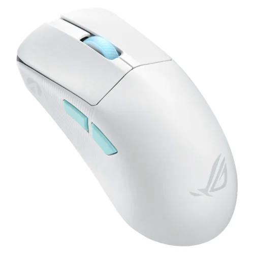 Alternative view of Геймърска безжична мишка ASUS ROG Harpe Ace Aim Lab Edition - White