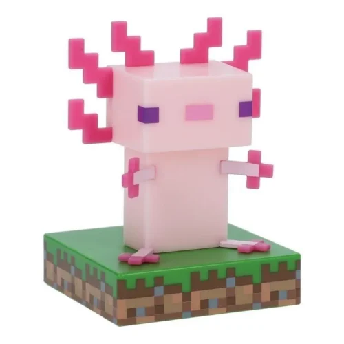Лампа Paladone Icons: Minecraft – Axolotl Light