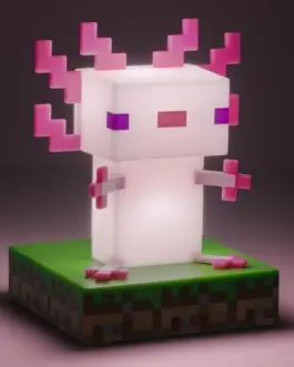 Alternative view of Лампа Paladone Icons: Minecraft - Axolotl Light