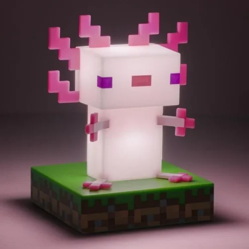 Alternative view of Лампа Paladone Icons: Minecraft - Axolotl Light