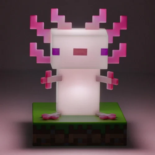 Лампа Paladone Icons: Minecraft – Axolotl Light