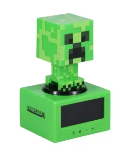 Alternative view of Часовник с аларма Paladone: Minecraft - Creeper Icon Alarm Clock, PP11369MCFV3