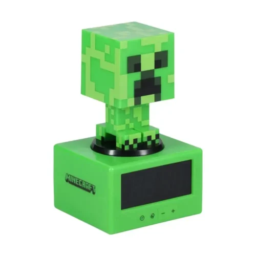 Alternative view of Часовник с аларма Paladone: Minecraft - Creeper Icon Alarm Clock, PP11369MCFV3