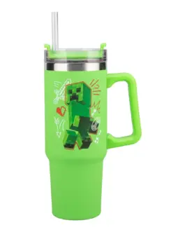 Чаша Paladone: Minecraft - Green 900ml Multiway Travel Cup Stra PP14600MCF