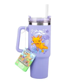 Alternative view of Чаша Paladone: Minecraft - Purple 900ml Multiway Travel Cup Straw,  PP14948MCF
