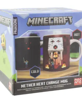 Чаша с термо ефект Paladone Minecraft Nether Heat Change Mug PP10590MCF