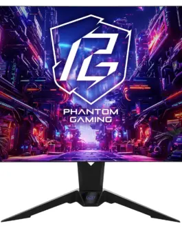 Геймърски Монитор ASRock PGO32UFS 32" OLED Dual Mode UHD/FHD 240/480Hz 0.3ms