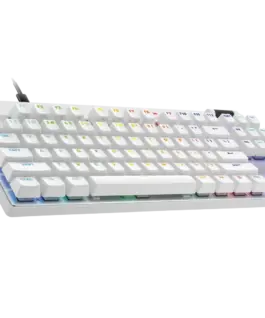 Alternative view of Геймърска механична клавиатура Logitech G Pro X RAPID TKL, Magnetic Analog Switch, Бял