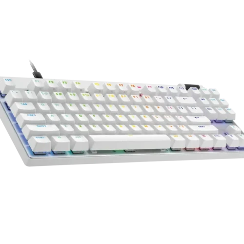 Alternative view of Геймърска механична клавиатура Logitech G Pro X RAPID TKL, Magnetic Analog Switch, Бял