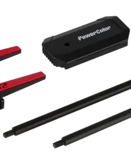 Alternative view of Държач за графична карта PowerColor, Алуминий, Черен