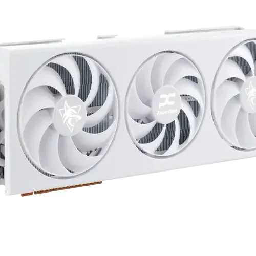 Alternative view of Видео карта PowerColor Radeon RX 9070 XT Hellhound White 16GB GDDR6