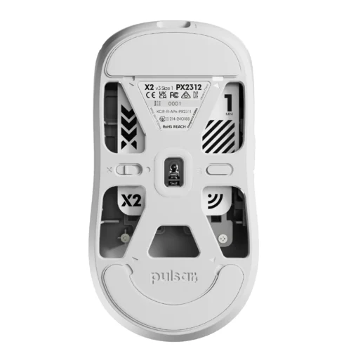 Alternative view of Pulsar професионална геймърска мишка Wireless Gaming Mouse X2 v3 Size1 White - 1K (8K compatible)